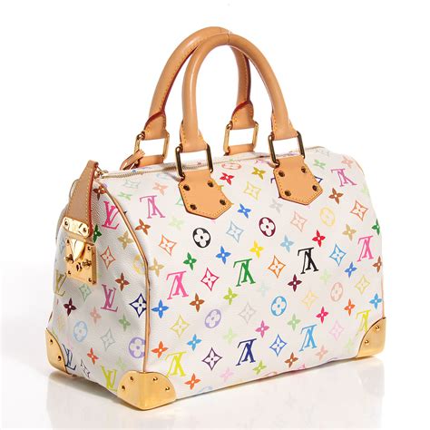 white louis vuitton bag with colored letters|louis vuitton colorful monogram.